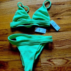 Pacsun swimsuit green never used XS